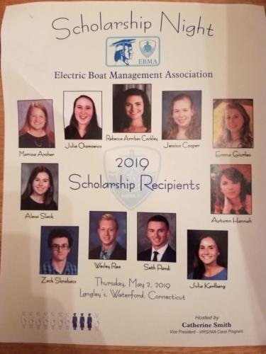 2019-05-02 EBMA Scholarship Night